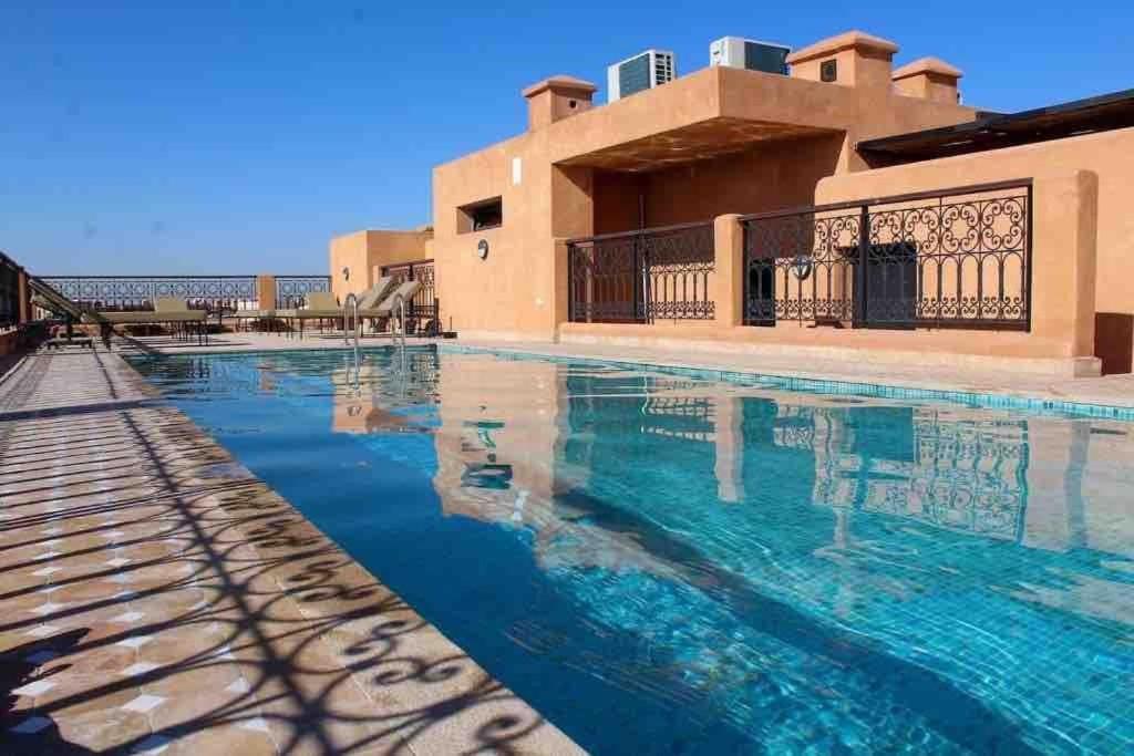 Appartement Gueliz F2 Avec Terrasse Et Piscine *